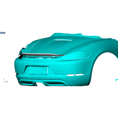 Porsche 718 Boxster Carbon Fiber Rear Spoiler Kit 2016-2020